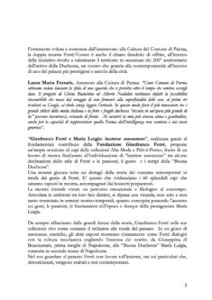 Comunicato stampa