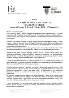 Comunicato stampa