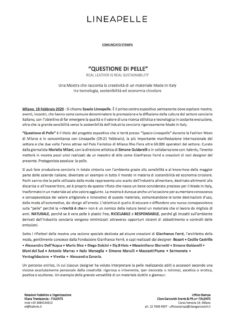 Comunicato stampa - pag.1