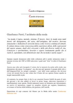 Comunicato stampa
