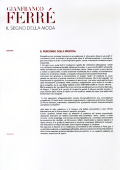 Il percorso della mostra