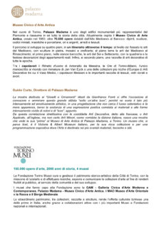 Testo Fondazione Torino Musei, Palazzo Madama e Guido Curto