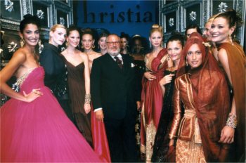 finale dell'ultima sfilata Dior Couture (A/I 96)
